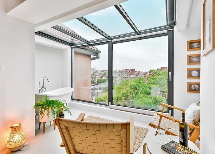 アパート Dreamy Sunset Loft In Center *